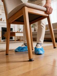 100pcs/Pack Disposable Blue Shoe Covers, Waterproof, Dustproof, Anti-Slip, Universal Size, Suitable For Home Cleaning, Hotel Travel, Outdoor Cycling, Rainy Days, Keep Shoes Clean And Dry,Shoe,Spring Summer Picks,Brides Maid Gifts,Room,Bedroom Decor,Beach,Travel,For Men,For Women,Vacation,Women's Day,Travel Essentials,Wedding Favours,Y2k,Bedroom,Car Accessories Women,Kitchen Deccor,Beach,Summer,Vacation,Holiday,Travel Essential,Going Out Tops,Household Items - Multicolor - View 3