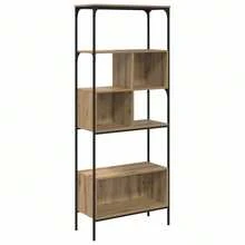 vidaXL Bibliothèque Chêne artisanal 76 x 33 x 188,5 cm - Tabac - Voir 2