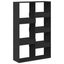 Bibliothèque vidaXL noire 100x33x155,5 cm, fabrication en bois - Noir - Voir 6