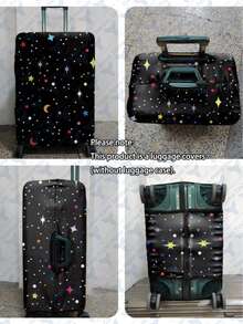 1pc Luggage Cover Suitcase Protective Sleeve, Multiple Sizes Available. Made Of Polyester Fiber, Scratch-Resistant & Wear-Resistant, Unisex. Ideal For Business Trips And Summer Vacations. Easy To Hand Wash And Detachable, A Must-Have Travel Accesso - Multicolor - View 8