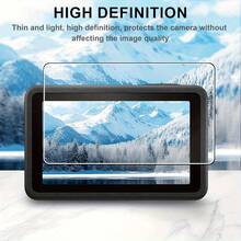 9片装（3片主屏幕保护膜+3片副屏幕保护膜+3片镜头膜），适用于Osmo Action 3/4系列，钢化玻璃材质，9H硬度，防刮花，无气泡，相机配件，屏幕保护膜 - 9pcs - 查看 8