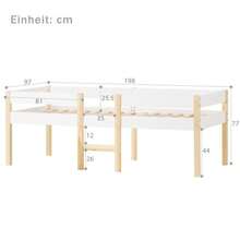 Bed Frames - White+Solid Wood+90cm*190cm - View 2