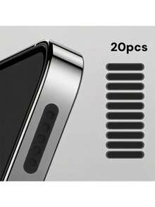 20pcs Black Nylon Dust-Proof Net, Compatible With Apple Phone Speaker - No Electronics/Battery Required, Easy To Install, Protective Cover, Improve Sound Quality, Speaker Dust Net, Protective Net, Flexible Net Dust Cover, 20 Pieces Set - Multicolor - View 2