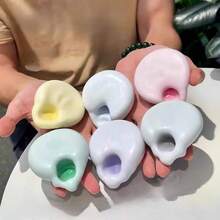 1pc Handmade Mochi Stress Relief Toy, Stretchable Soft Glutinous Rice Paste, Squeeze For Stress Relief, Thin Ice Skin, Moldable Mochi Texture, Ideal Gift For Office, Party, April Fools - Multicolor - View 3