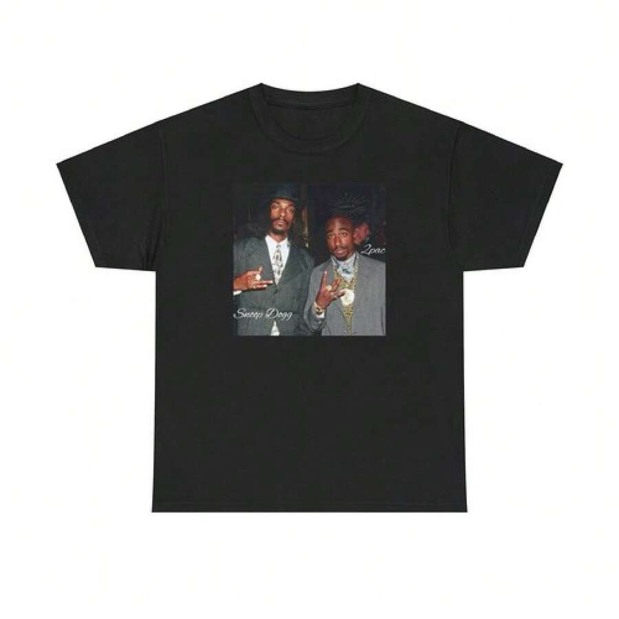 Rap Gangster T-Shirt - 黑色 - 查看 1