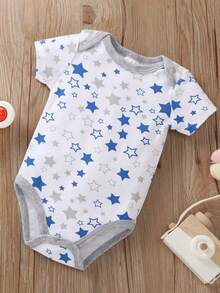Set Of 5 Triangular Baby Rompers, Made Of Cotton With A Nautical Anchor Print, Soft And Comfortable, Ideal For Outdoor Use And Everyday Wear At Home. - Azul - Ver 6