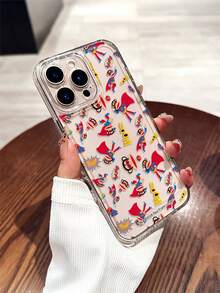 Ốp lưng điện thoại Paul Frank trong suốt, có bản quyền chính thức, bảo vệ toàn thân camera, họa tiết nhân vật khỉ siêu anh hùng, thiết kế mới, tương thích với iPhone 13/14/15/16/17 Pro Max. - Nhiều màu - Xem 3