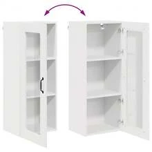 vidaXL Armário de cozinha Kalmar Blanc brilhante 40 x 31 x 100 cm - Branco - Ver 11