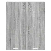 vidaXL Armadio sospeso con contenitore Grigio Sonoma 80 x 31 x 100 cm - Grigio - Visualizzare 6