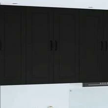 vidaXL Armadio da cucina Nero 80 x 31 x 100 cm Legno d'ingénierie - nero - Visualizzare 1