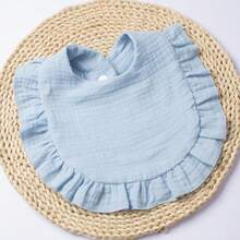 Customized Text Logo Simple Floral Baby Bibs, Perfect Gift For Newborns, Essential For New Parents - Multicolor - View 13