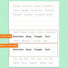 Print Handwriting Workbook For Beginners: English Penmanship Practice Book For Adults & Teens Age 14+ | Tracing Alphabet, Words, Inspirational Quotes In 32 Pages - Green - View 4