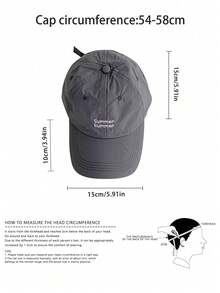 Embroidered Soft Top Candy Color Fashionable Letter Baseball Cap, Women's Breathable Lightweight Sun Hat For Spring/Summer Outdoor, Travel, Sports,Beach,Vacation - Letter Quick Dry Baseball Cap - View 4