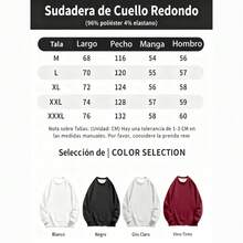Sudadera de cuello redondo para parejas Flor de Margarita con Centro en Forma de Corazón 220g de algodón puro, modelo holgado y convencional Adecuado para todas las estaciones Puede usarse para el desplazamiento diario, hacer deporte y estar en casa impresión - Negro - Ver 5