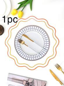 1/2/4pcs Embroidered Fabric Holiday Placemats, Suitable For Wedding Party Table Decor, Minimalist Elegant European Style Fabric Placemats, Simple New Fresh Placemats - Multicolor - View 13