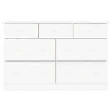 Cômoda vidaXL ALTA branca 112x35x73 cm madeira maciça de pinho - Branco - Ver 4