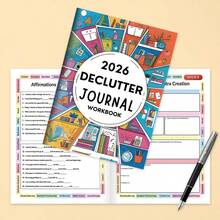 2026 New Declutter Journal Workbook - Family Organizing & Personal Planning Diary, Structured Templates For Home/Office, Ideal Gift For Organization Lovers - Multicolor - View 2
