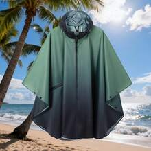 轻便带帽雨披，带口袋，成人女款，可爱单品，母亲节礼物，卧室装饰，花园装饰，厨房装饰，夏季，海滩，旅行必备，房间装饰，柔软舒适，毕业季礼物 - 彩色 - 查看 1