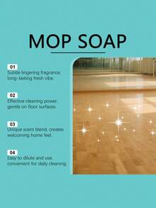 jakehoe Fragrant Mop Soap Cleaning Liquid, Multi-Surface Floor Cleaner, Degreasing, Refreshing, Long-Lasting Fragrance - Multicolor - View 7