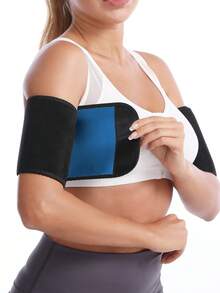 1pair, Anti Slip And Anti Drop Arm Cover, Heat Gathering, Sweat Making, Shaping, Skin Friendly, Breathable, Arm Sweating Cover, Fitness, Fat Burning, Slimming, Long Wearing, No Stuffiness, Fat Burning, Shaping, No Curling, Daily Exercise, Mountain Climbing, Yoga, Fitness Suitable - Multicolor - View 9