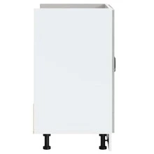 vidaXL Mueble bajo lavabo Lucca gris béton madera ingeniería - Gris - Ver 6