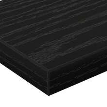 vidaXL 4-teiliges Bücherregal-Set, Schwarz, 60 x 10 x 1,5 cm, Holzwerkstoff - Schwarz - Übersicht 8
