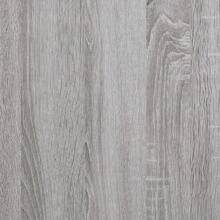 Libreria vidaXL a 5 livelli, colore grigio, dimensioni 60,5x24x166,5 cm. - Grigio - Visualizzare 9