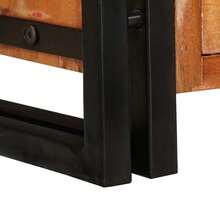 vidaXL Mobile TV Multicolore 120 x 30 x 50 cm Legno massello riciclato - Multicolore - Visualizzare 10