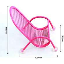 Cute Alloy Asymmetrical Bracket Winning Universal Phone Display Stand Storage Chair Business Card Holder Display Rack Storage Rack Desktop Holder Available In 3 Colors Metal Decor Slouchy Phone Stand Desktop New Office Creative Phone Stand Small Chair Valentine's Day Gift - Multicolor - View 4