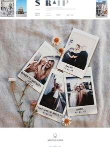 3/5pcs Customized Photo Prints, Personalized Couple Photos, DIY Birthday Anniversary Gift, Valentine's Day Gift, Personalized Gift, Special Occasion Gift, Fashionable Souvenir, Elegant Stationery, High-Quality Printing, Durable Material, Mini Photo Prints, Commemorative Card - Multicolor - View 8