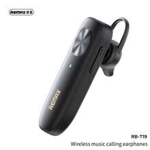 REMAX Noise Cancelling Bluetooth Earphones Version 5.4, 1-To-2 Wireless Earbuds, Approximately 20 Hours Of Calling And Music Playback (RB-T19) - Black - View 5