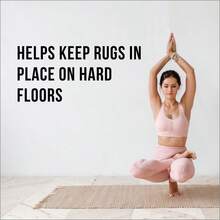 Solid Cushioned NonSlip Rug Pad for Rugs on Hard Surface Floors, 3 by 5Feet - 5x3Rectangular - Ver 2