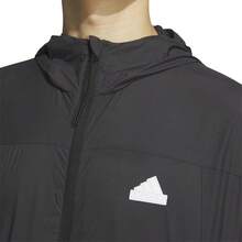 Adidas 阿迪达斯轻便休闲梭织运动夹克 - 黑色 - 查看 4