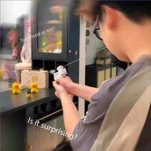 1pc Double-Sided Water Gun, Reverse Squirt Water Gun Toy, Creative Prank Squirt Water Fight Weapon, Same Design As He Chenguang Water Gun - Multicolor - View 6