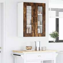 vidaXL Armadio da cucina Kalmar Chêne fumé 60 x 31 x 80 cm - Castano - Visualizzare 4