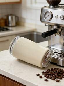 1 pieza Taza de café con aislamiento al vacío de acero inoxidable, aislamiento térmico a prueba de fugas y de larga duración para leche, café, té, jugo, adecuado para regalos de vacaciones y de negocios, regalos para el hogar, taza para exteriores de todas las estaciones, oficina y escuela, taza creativa de unicolor - Multicolor - Ver 9