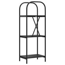 vidaXL Étagère Chêne preto 40 x 30 x 109 cm Bois d'ingénierie - Preto - Ver 7