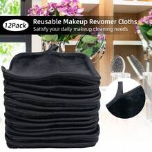 Facial Cleansing Towel, 13cm*13cm Facial Cleansing Towel, Super Soft Makeup Remover Dry Towel, Thick Cleansing Towel Suitable For Sensitive Skin, Soft And Absorbent, Cleansing And Removing Makeup. - Multicolor - View 14