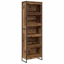 vidaXL Bibliothèque 2 pcs Bois Ancien 80 x 30 x 155 cm - Tabac - Voir 2