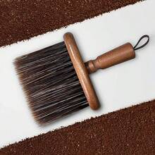 咖啡机清洁刷，软毛手持研磨机刷 - 棕色 - 查看 7