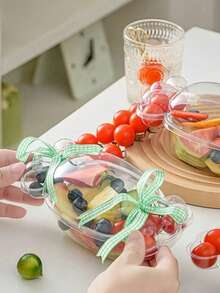 5pcs/10pcs/20pcs Transparent INS Style Strawberry Shaped Cake Packaging Boxes, Birthday Cake Boxes, Baking Dessert Boxes, Fruit Slice Packaging Boxes - Multicolor - View 10