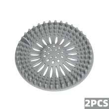 Hair Filter Screen For Bathroom Drain; Kitchen Sink Anti-Block Silicone Floor Drain Cover - 彩色 - 查看 7