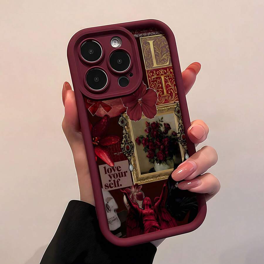 Basic Phone Cases - Burgundy - View 1