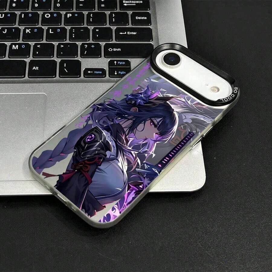 こちらのキュートでダークファンタジー風の紫の髪の女性戦士メカアーマーのスマホケースは、日本の刀を特とし、17、16、15、14、13、12、11 Plus、17 Pro、17 Pro Max、17 Sir、17シリーズ、Galaxy S22、23、24、25 Ultra Plus、およびEdge FEと互換性があります。 お友達、愛する人、または自分自身を分けるへの完璧なクリスマスプレゼントです。 - 半透明の黒 - チェックする 1
