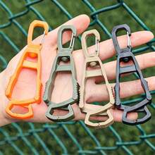 1-Piece MOLLE Bag Accessories: Outdoor Multi-Functional Hook, Glove Clip, Hanger, Plastic Work Glove Clip, Safety Work Glove Cover, Multi-Functional Tool, Glove/Water Bottle/Key/Hat Hook Clip, Hiking Camping Hunting Accessories - Army Green - View 4