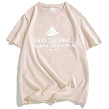 Men Women T-Shirts Todd Snider Fashion Designer Since 1994 Shirt Men Short Sleeve Cotton T-Shirt Unisex Streetwear Loose O-Neck - 淺灰色 - 查看 13