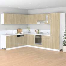 vidaXL Armário suspenso "Lyon" Chêne Sonoma 60 x 31 x 40 cm Bois d'ingénierie - Castanho - Ver 3