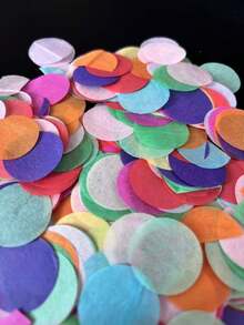30g/Pack 2.5cm Multicolor Confetti For Party, Festival Decorations,Christmas - Multicolor - View 2
