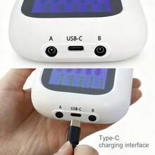 Högkvalitativ TENS/EMS muskelstimulator med två kanaler, 20 lägen, 30 intensitetsnivåer, med 2000 mAh batteri med stor kapacitet, elektronisk pulsmassage, avslappnar kropp och själ