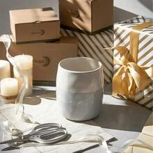 跨境创意个性化陶瓷储物罐，家用厨房用具收纳架，厨房铲子、刀叉收纳罐，陶瓷罐，餐具收纳罐，收纳桶，筷子架，大型厨房台面餐具架，带桌面保护软木垫，夹子收纳盒，勺子 - 彩色 - 查看 5